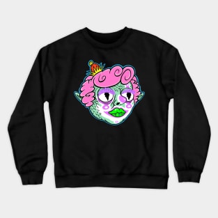 Beautiful Reptilian Clown Crewneck Sweatshirt